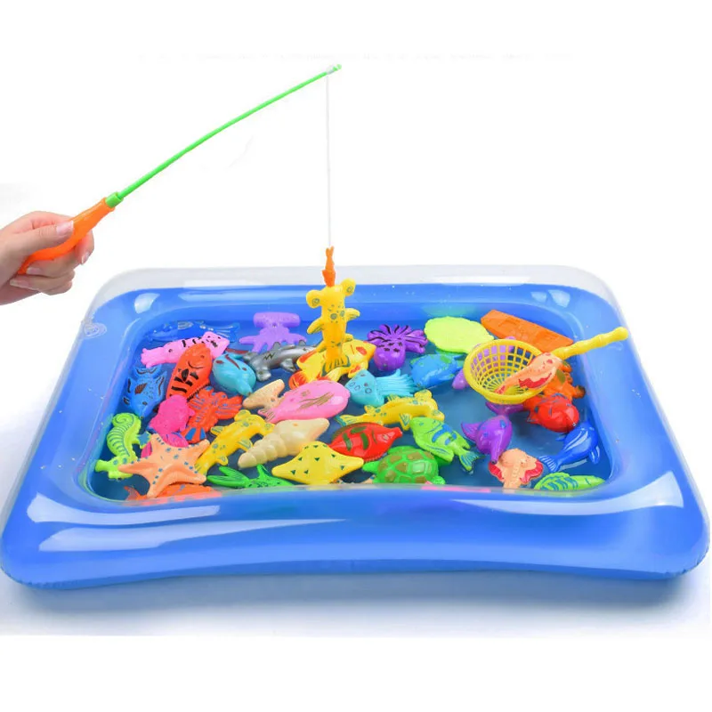 Детские магнитные игрушки для рыбалки 14 шт./компл. интерактивные родителей и