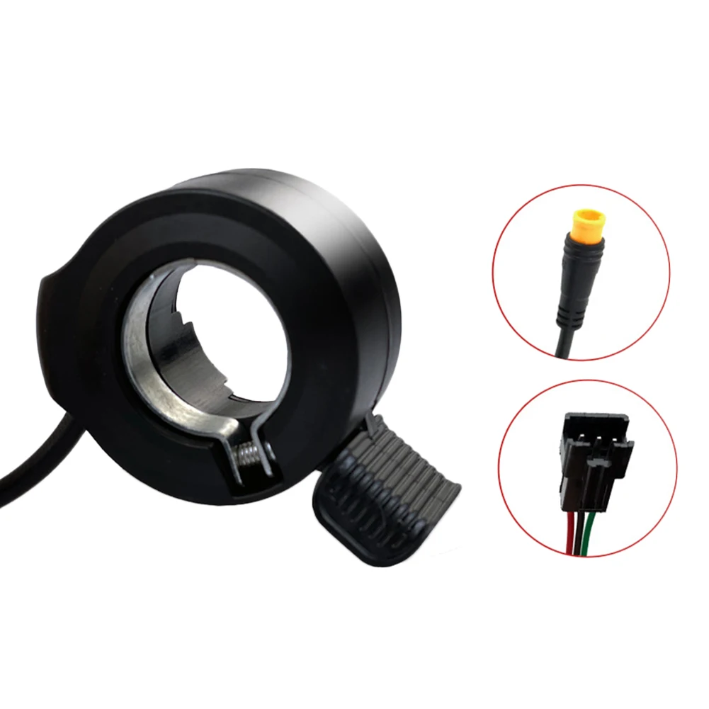 

Electric Bicycle Thumb Throttle Accelerator Speed Control E-bike 130X Thumb Throttle 3Pin Waterproof/SM Connector