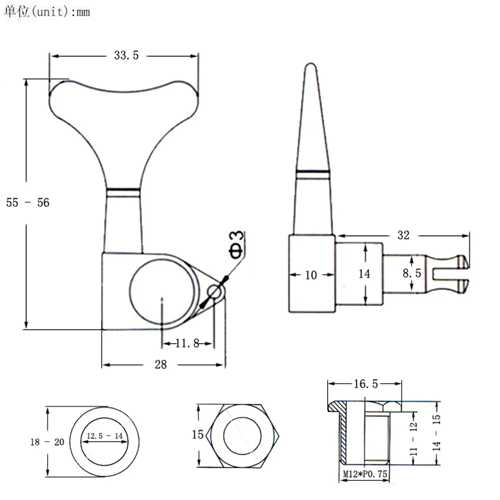Гитарные шнурок и пуговицы тюнеры запчасти для акустической электрогитары 1L4R