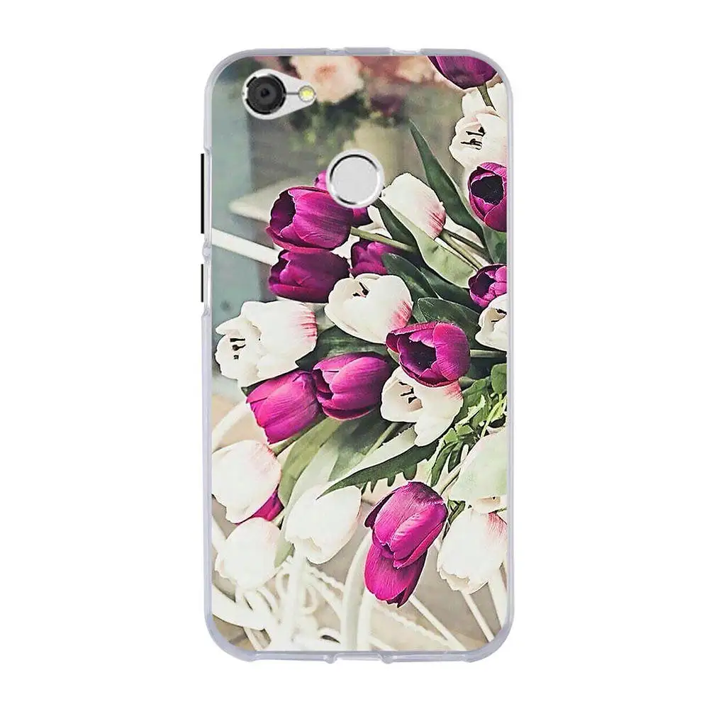 

For ZTE Blade A6 A6 Lite A6lite Case Soft TPU Silicone Coque For ZTE Blade A6 A6 Lite Cover Floral Case For ZTE A6 A6 lite Capa