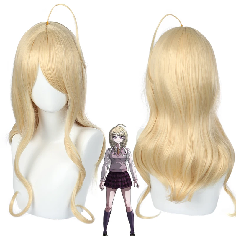 

Dangan Ronpa Danganronpa V3 Kaede Akamatsu Cosplay Wigs Adult Women Heat Resistant Synthetic Long Hair Anime Wig C36K229