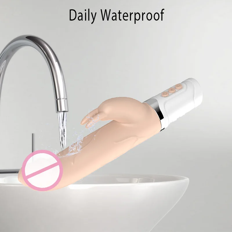 Реалистичный фаллоимитатор с подогревом вибраторы для женщин автоматическая