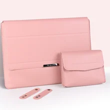 Pu Leather Laptop Bag Sleeve Case For 13 14 15.4 15.6 17 inch Waterproof Notebook Cover For Macbook Air Pro Dell HP Lenovo ASUS
