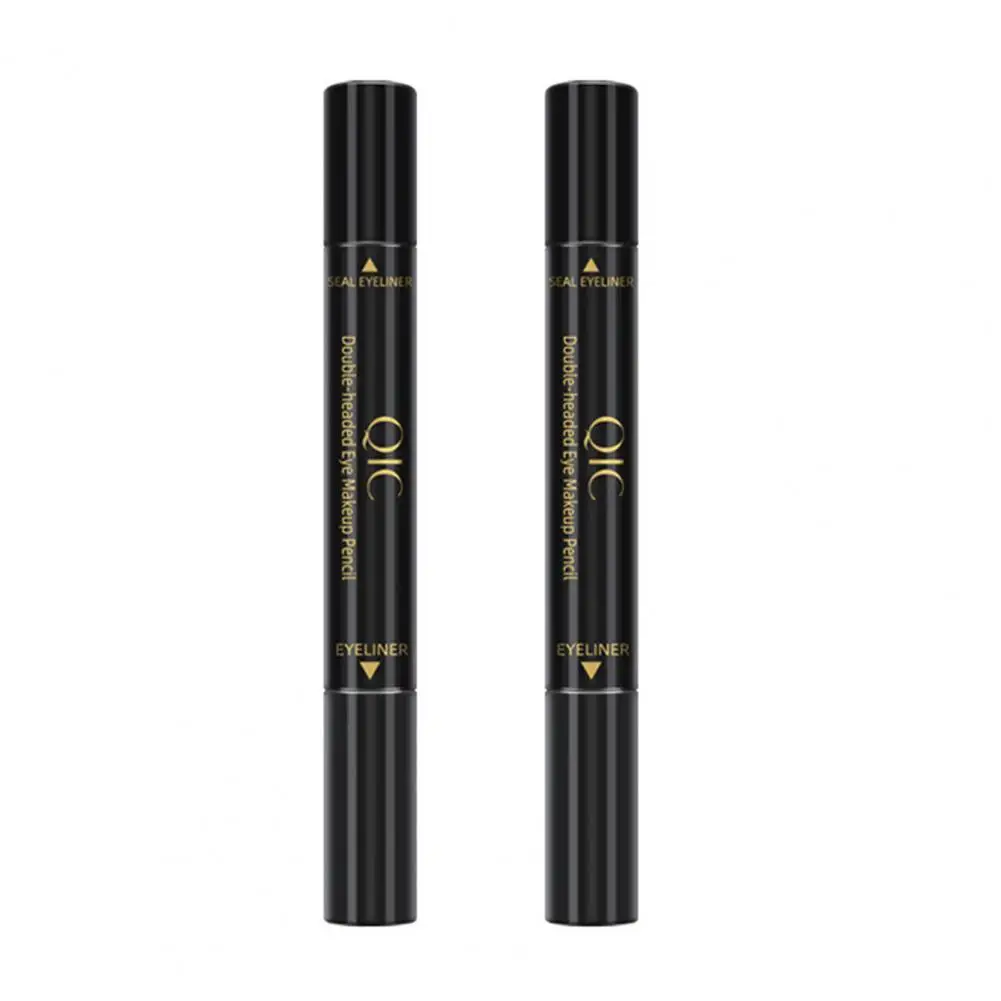 

Soft Tip 2Pcs Portable Practical Wettish Eyeliner Cosmetic Eyeliner Stick Quick-Drying for Girls