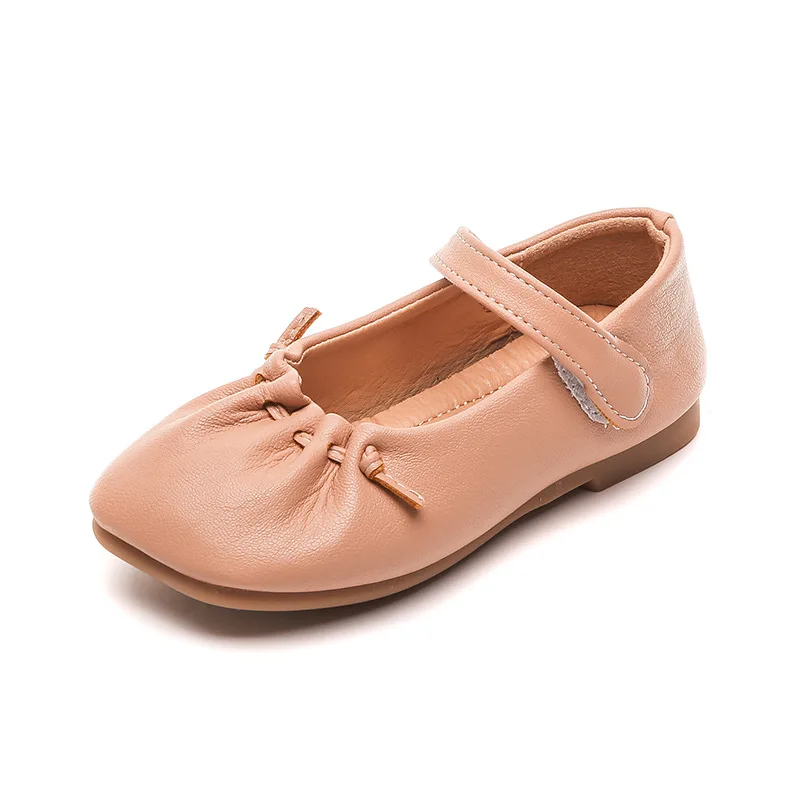 

Girls flat shoes Children Casual Hook princess shoes Kids Girls Shoes three colors Toddler Kids Girl