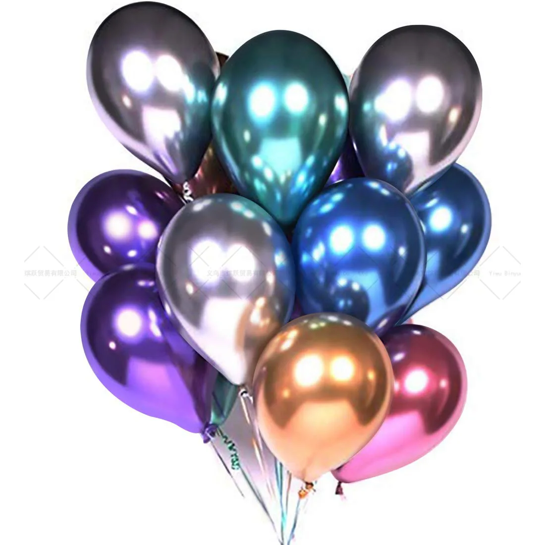 

50PCS 12inch Chrome Metallic Latex Balloon Birthday Decor Wedding Party Supplies Gender Reveal Birthday Decoration Unicorn