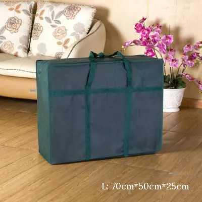 L-green L-XL, размер 120л, большая Вместительная дорожная сумка, переносная сумка для багажа, Складная Водонепроницаемая Нетканая сумка, сумка-тоут - Цвет: L-green