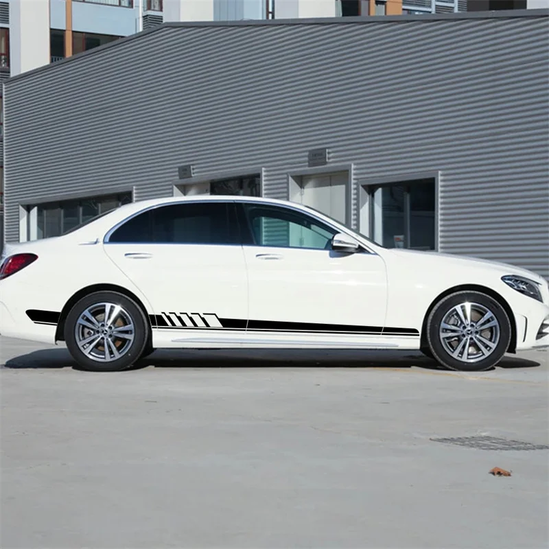 2 шт. универсальные боковые полосы для автомобиля сделай сам |