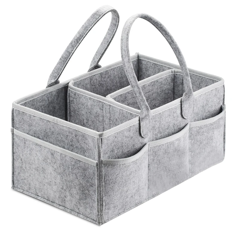 

Baby Storage Baskets Diaper Rack Large Capacity, Can Be Used to Store Tables Cars and Baby Organizer Box