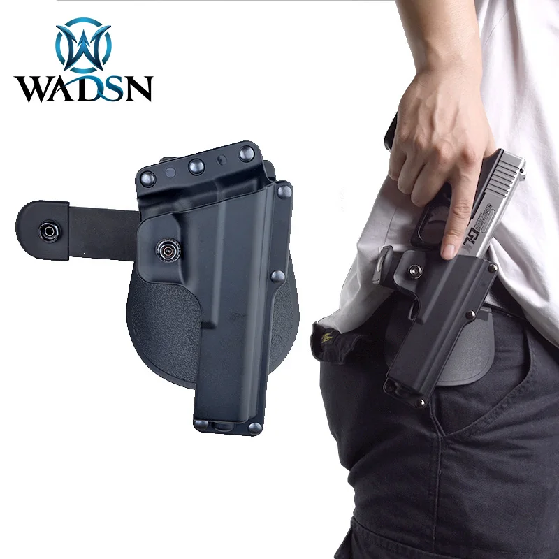 

WADSN Tactical Glock Gun G17 G19 G22 G23 31Holster Inside Waistband Concealed Carry Holster Nylon Molle Platform Holster Adapte