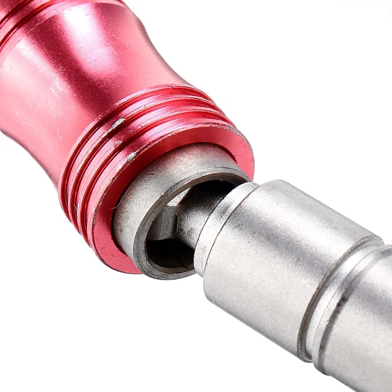 

DANIU Magnetic Screw Drill Tip Angle Magnetic Pivoting Tip Holder Magnetic Screwdriver Drill Bit Drive Guide Extensions Adapter