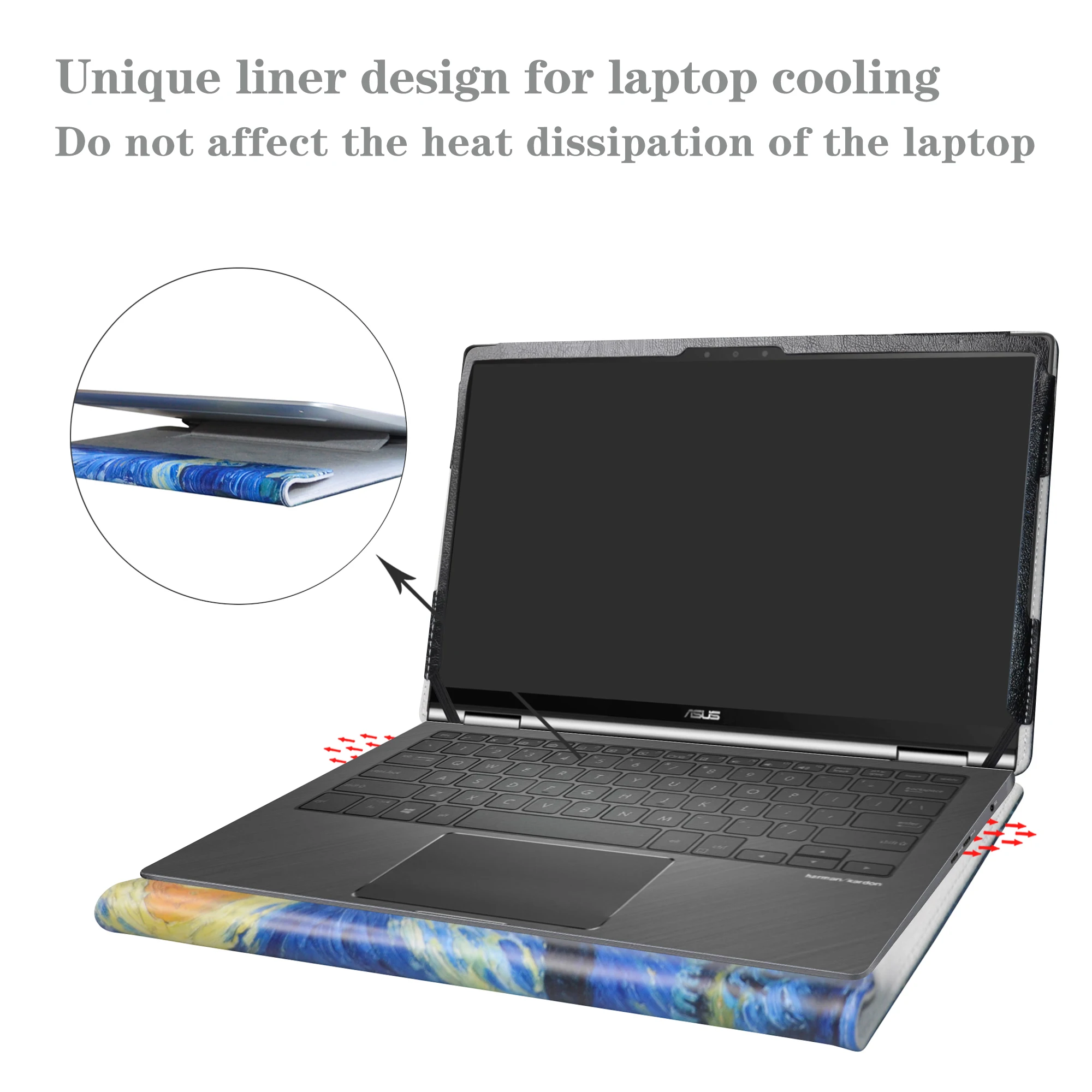 Чехол для ноутбука ASUS Q326FA / ZenBook 13 UX362FA Envy baXXXX & ayXXXX|Сумки и чехлы ноутбуков| |