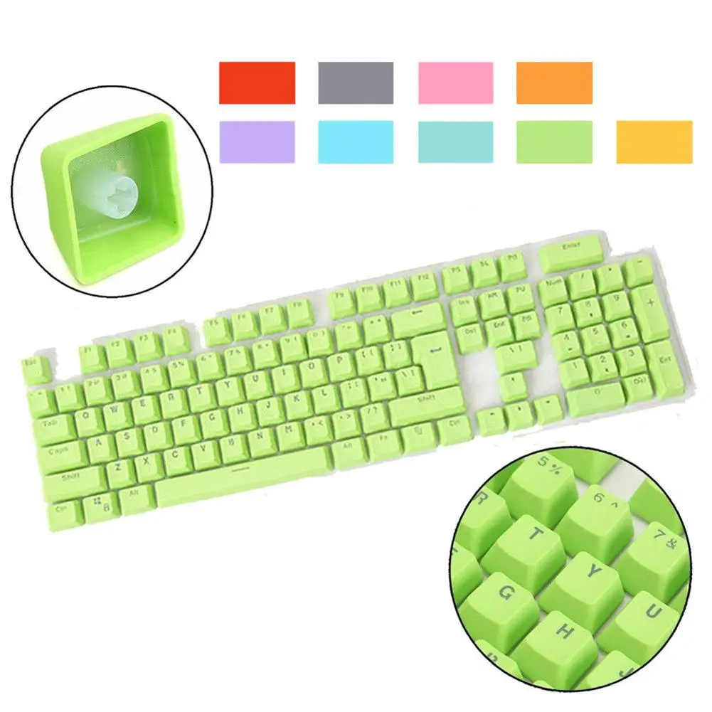 104 клавишные колпачки PBT Doubleshot с подсветкой клавиатуры для Cherry MX/Kailh/Gateron/Outemu