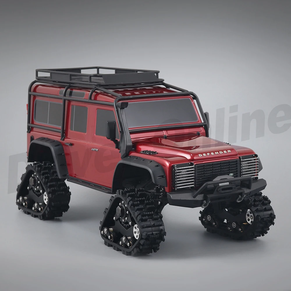 4 шт. вездеходные гусеничные диски снежные колеса для 1/10 RC Crawler Traxxas TRX4 Defender Bronco G500