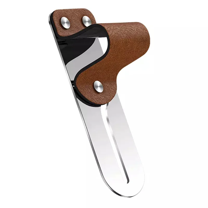 Brown Xiaomi Mijia Freefinger палец кольцо держатель Многофункциональный модный мобильный телефон кольцо кронштейн кожаная поверхность портативный хранения - Цвет: Brown