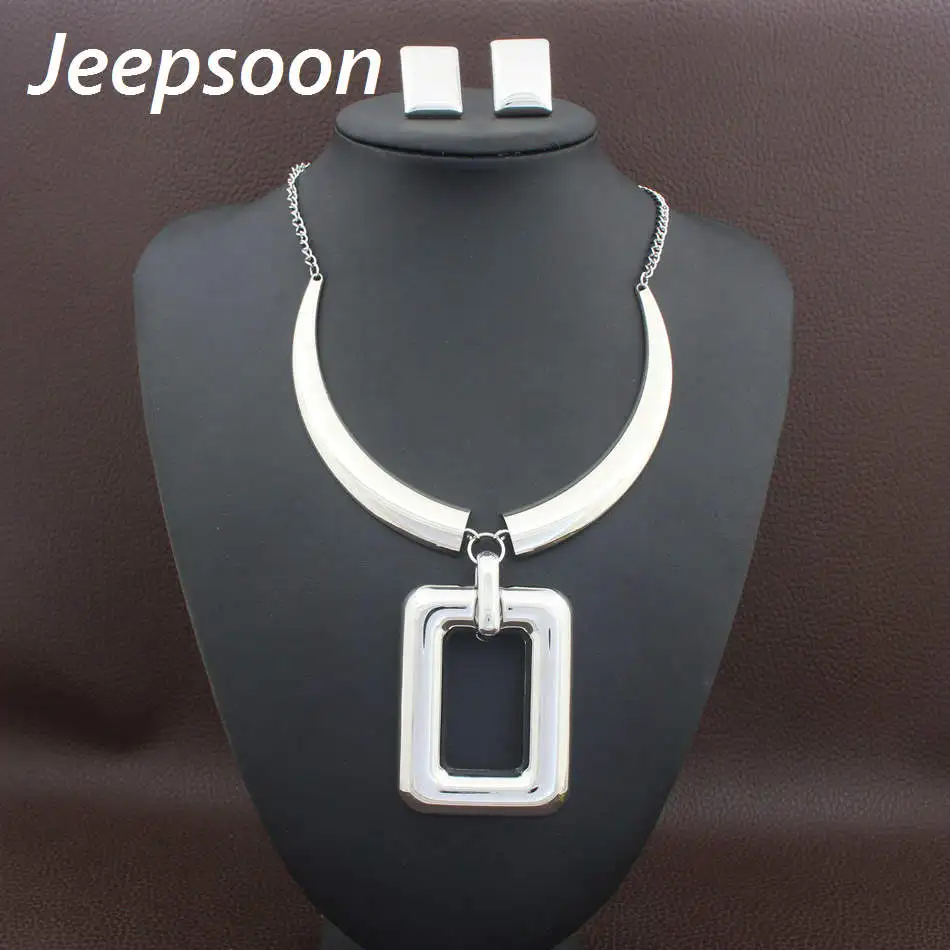 Новейшие Модные ювелирные изделия из нержавеющей стали серебряного цвета