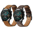 Кожаный ремешок для наручных часов Huawei GT 2 46 мм, классический мужской браслет в стиле ретро для Honor Watch Magic 2 46 мм