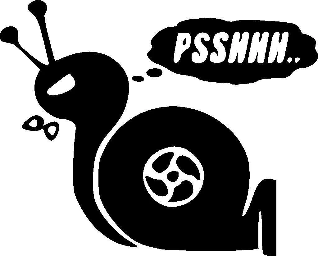 

Виниловая наклейка для Turbo Snail PSSSSSH