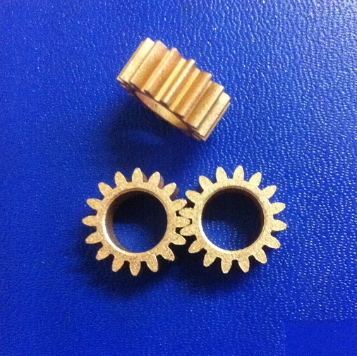

4pcs Copper Metal Gear Modulus 0.8 16 teeth Inner Diameter 8.5mm Powder Metallurgy Diy High Precision Gear For Diy Dc Motor