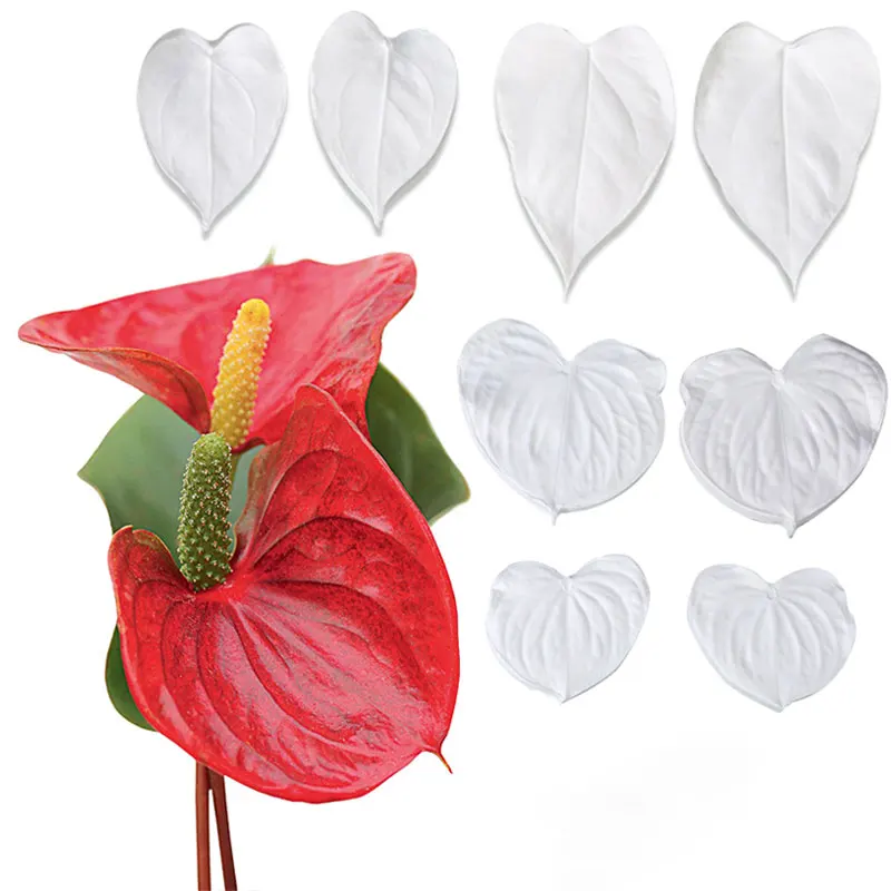 Силиконовая форма для макияжа Anthurium Spadix лепестки цветов инструмент украшения