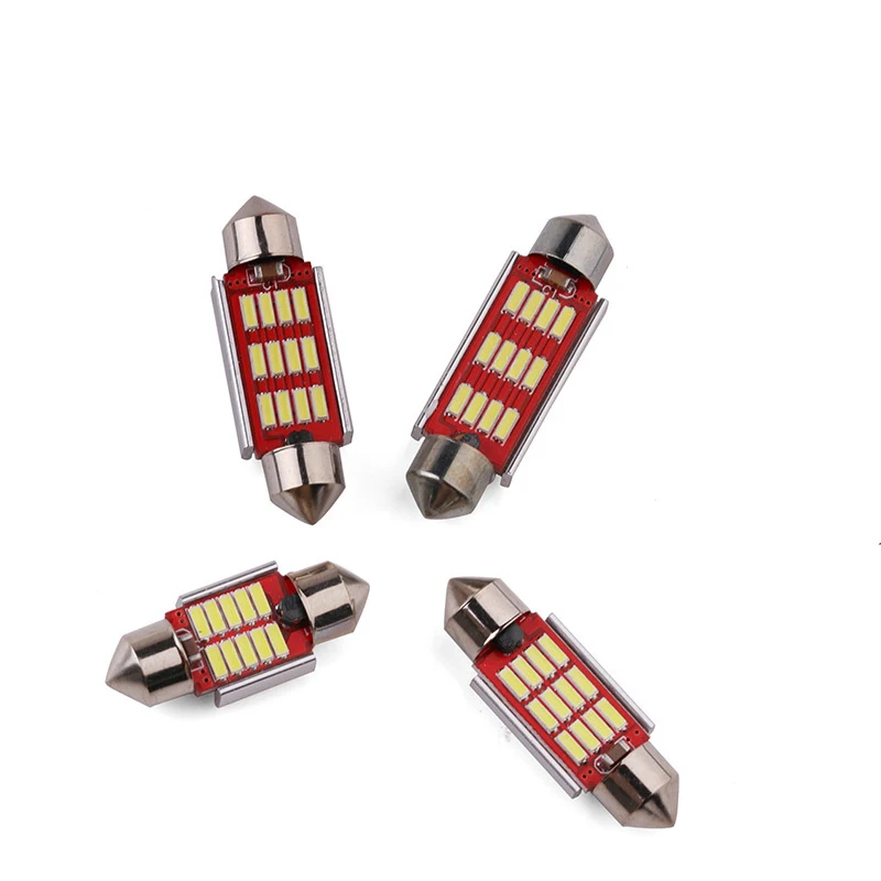 1 шт. высокое качество 31 мм 36 39 42 C5W C10W супер-яркий 12 SMD 4014 светодиодное освещение