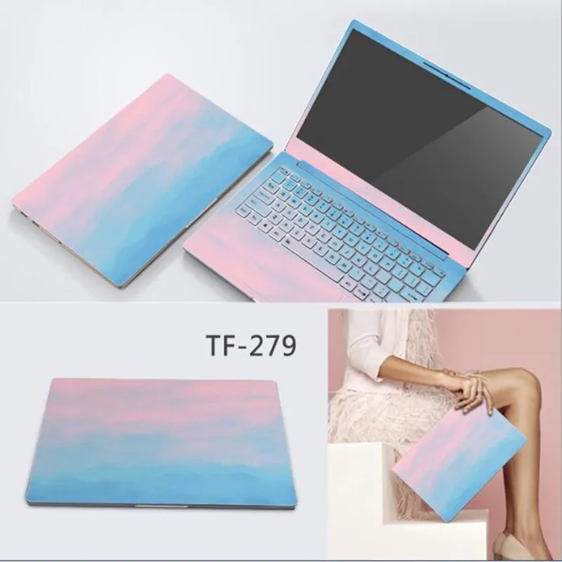 Армейский зеленый Наклейка для ноутбука acer dell hp lenovo samsung 12 13 14 15,6 дюймов, защитная пленка для экрана клавиатуры, водонепроницаемая - Цвет: Армейский зеленый