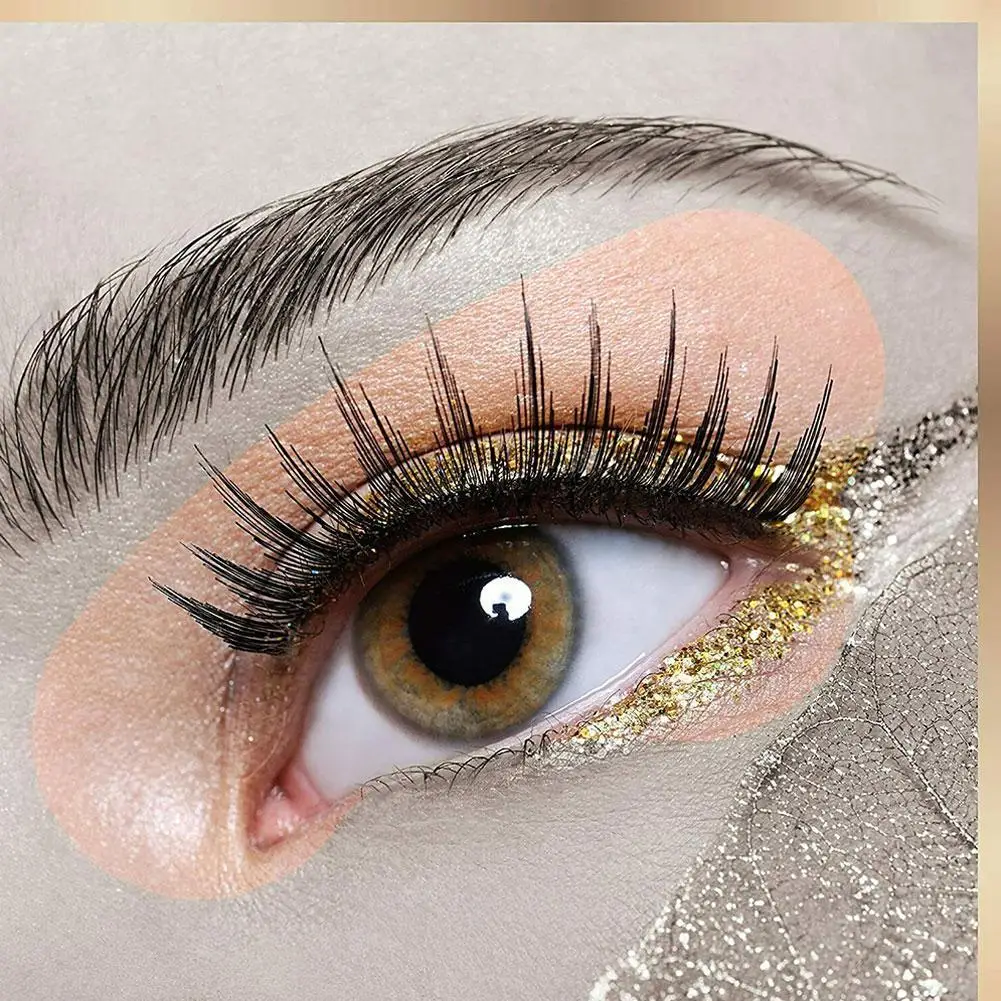 

1set Magnetic Eyelashes with eyeliner natural 3D Mink False Eyelashes Liquid Eyeliner faux cils naturelt & Waterproof Eyeliner