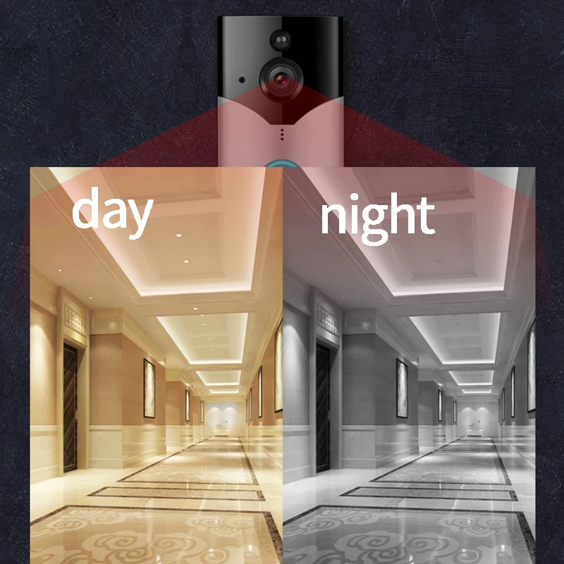 Беспроводной WiFi видео дверной звонок камера IP 720P кольцо домофон двухстороннее