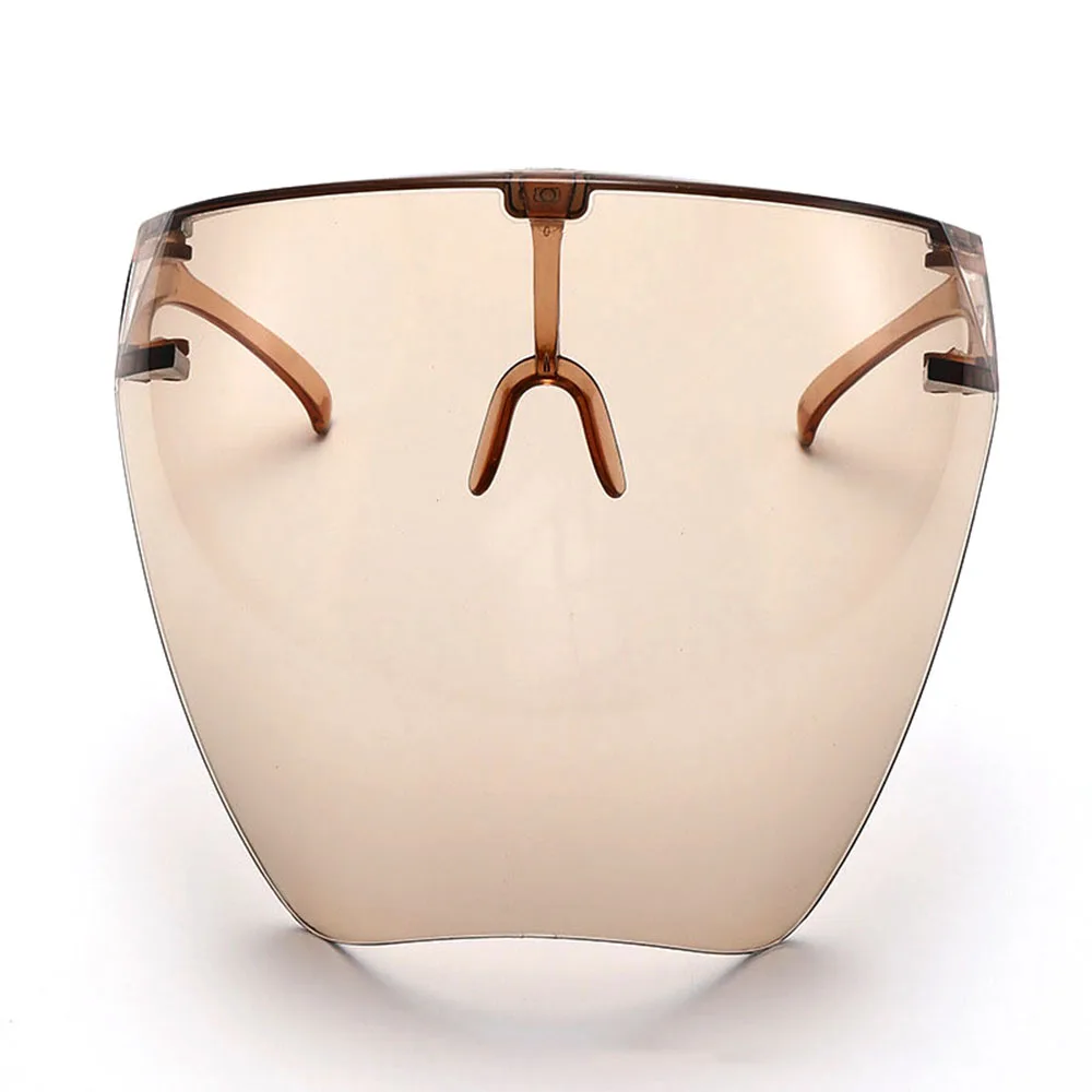 Colorful Transparent Face Shield Unisex Eye Mask Half Sun Glasses Protectors Guard Prevent Pollution | Дом и сад