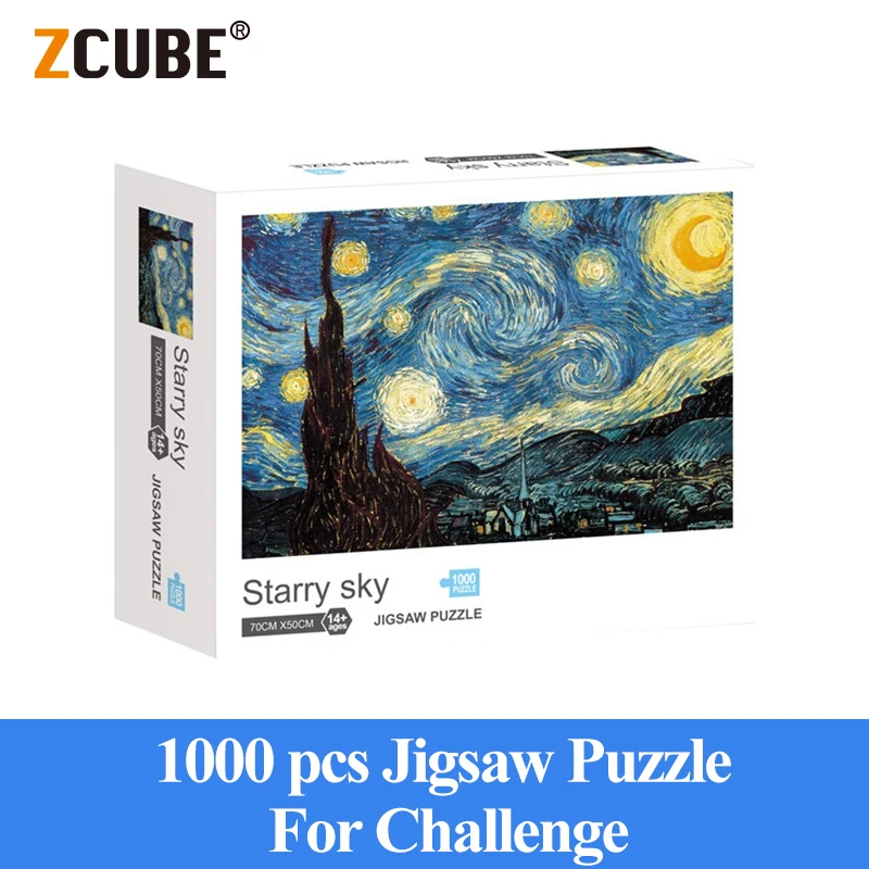 ZCub паззлы 1000 шт. деревянные монтаж Картина Пейзаж головоломки игрушки для
