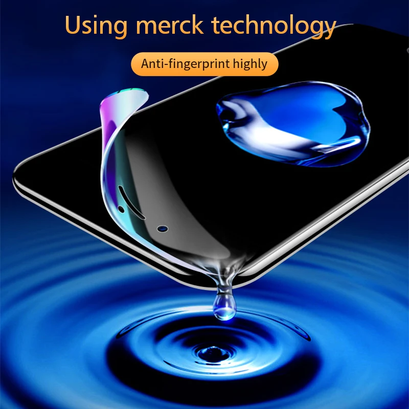 Защита экрана для IPhone 11 Pro Max 6 6s 7 8 Plus Гидрогелевая мягкая пленка X XR XS SE 12 2020
