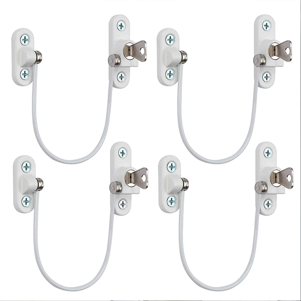 4 шт./8 шт. оконные замки из нержавеющей стали для безопасности детей|Замки и