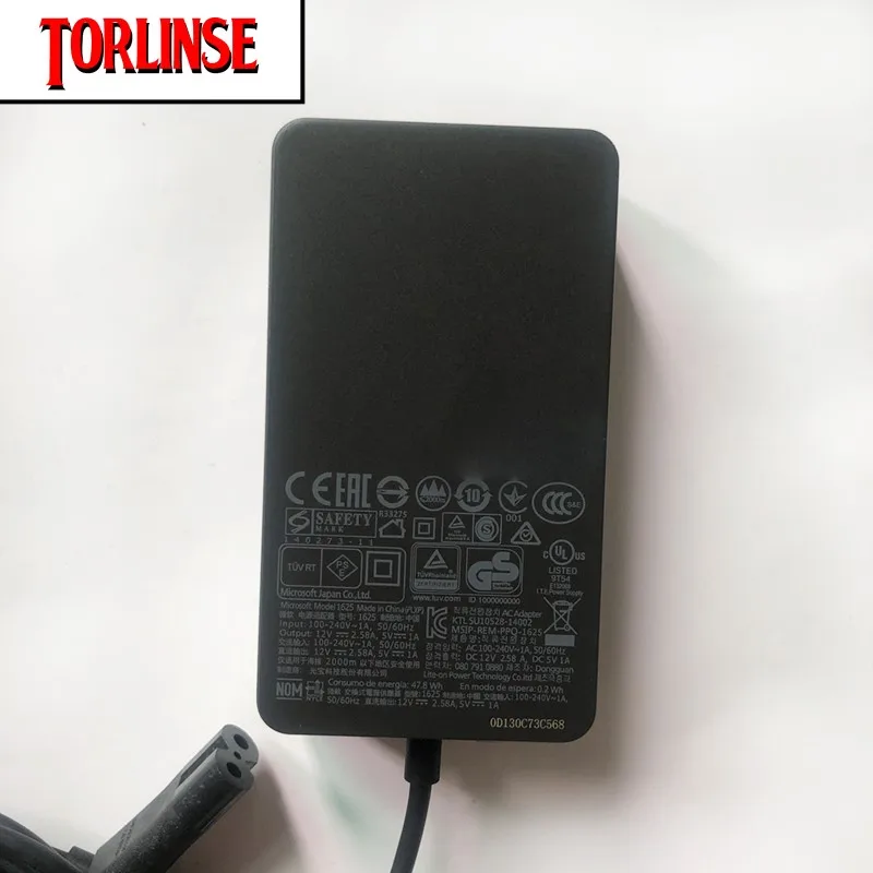 15V 2.58A 44W адаптер питания для Microsoft Surface Laptop Pro 3 4 5 2017 Book AC зарядное устройство с DC 5V 1A