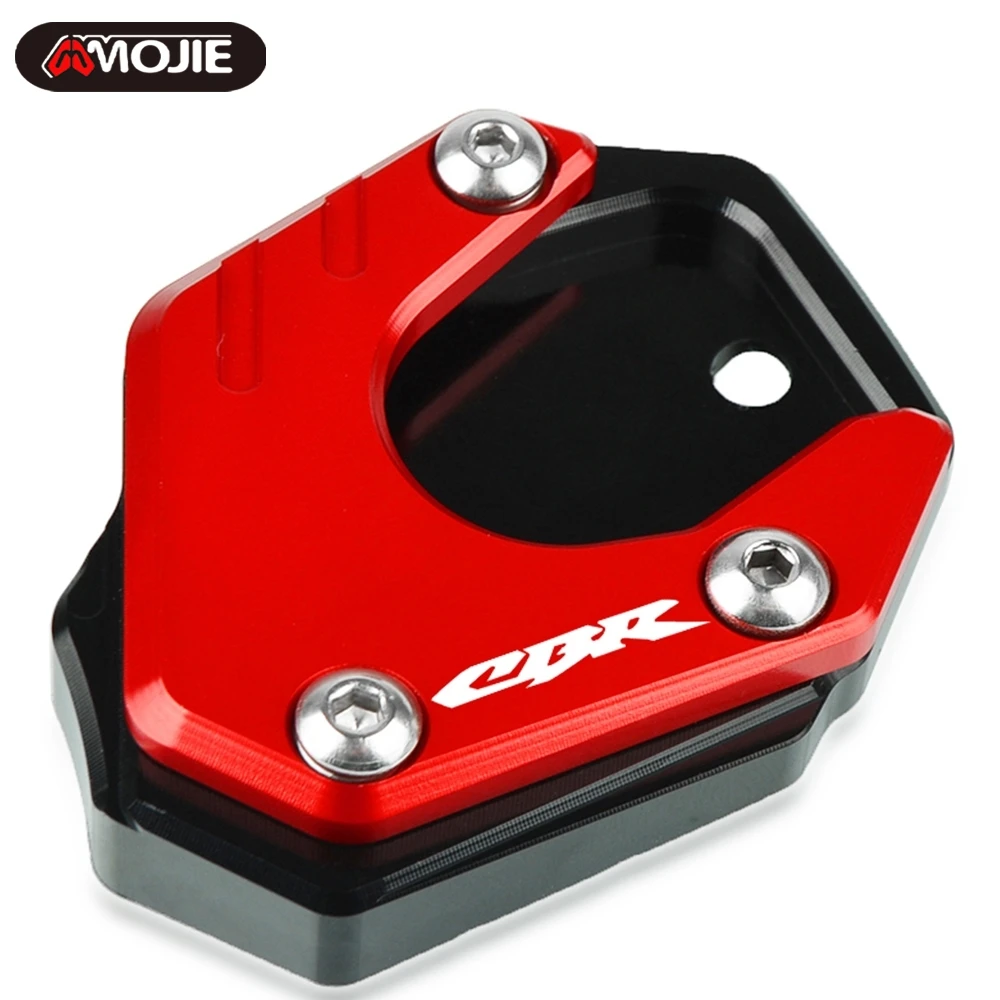 

Motorcycle CNC Kickstand Side Stand Enlarge Extension Pad FOR HONDA CBR650R 2019 2020 2021 CB400X CB300R CB125R CB500X CB500F