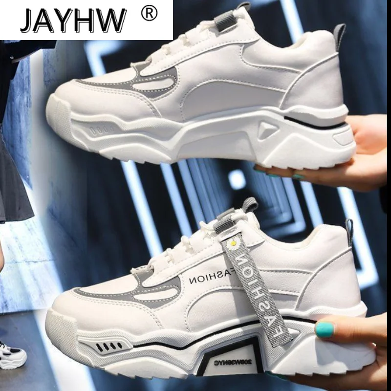 

2021 Fashion Women's Shoes Autumn Women's Color Matching Luminous Non-slip Sneakers Lace-up Comfortable Breathable Casual Shoes