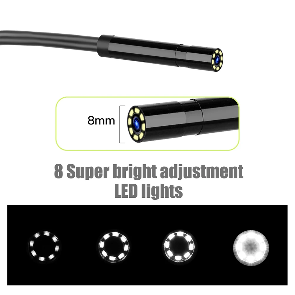 

P30 Handheld Borescope Industrial Inspection Autoscope Waterproof HD 1080P 4.3 inch Screen LED Light Borescope with 2m/5m Cable