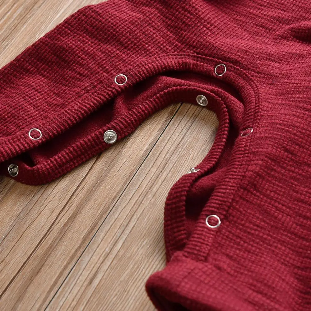 

2020 Spring Newborn Infant Baby Girls Romper Suit Sleeveless Ruffles Baby Solid Overall