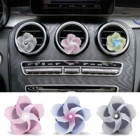 rotatable flowers car air vent freshener perfume decorations auto luchtverfrisser outlet auto parfum clip decor air vent clip