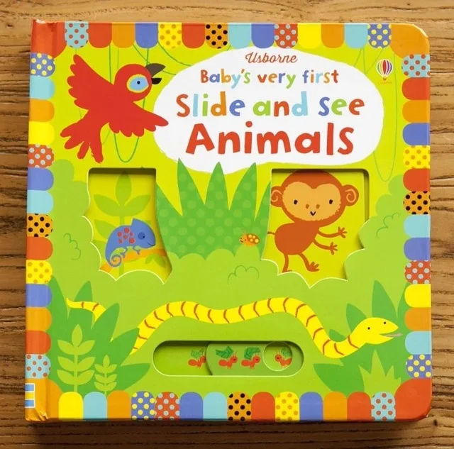 Великобритания английский 3D Usborne детский очень Первый слайд и смотреть животных