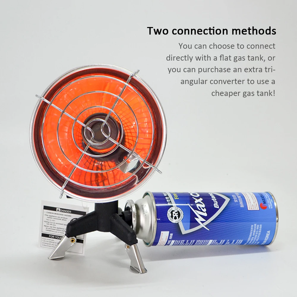 Портативный уличный мини обогреватель для кемпинга 15x15x14 см газовая плита зимняя