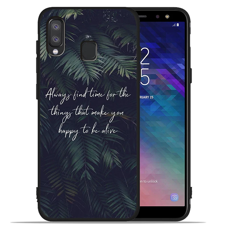 Travel mountain sea beach quotes Black Phone Case For Samsung Galaxy A71 A41 A31 A20E A10 A40 A50 A70 M30S M20 A7 A8 A9 2018 images - 4
