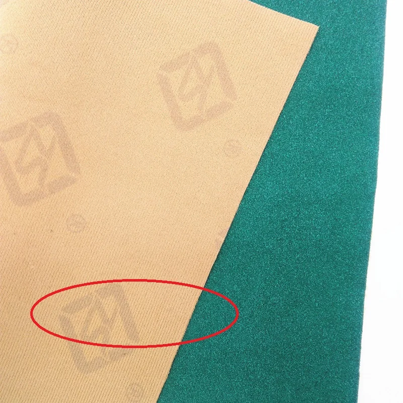 Зеленая блестящая ткань замшевая из искусственной кожи личи листы синтетической