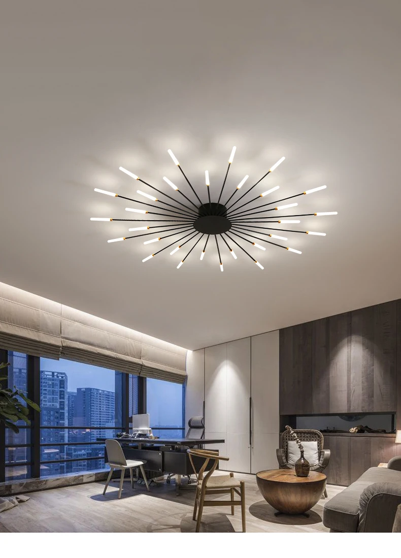

Modern new fireworks chandelier living room bedroom household chandelier modern led ceiling Chandelier