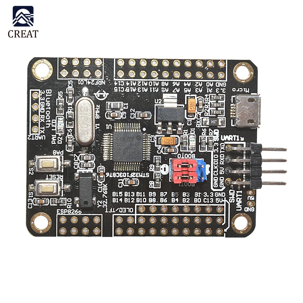 Мини-плата для разработки системы STM32F103C8T6 ARM макетная основная плата STM32 5 в