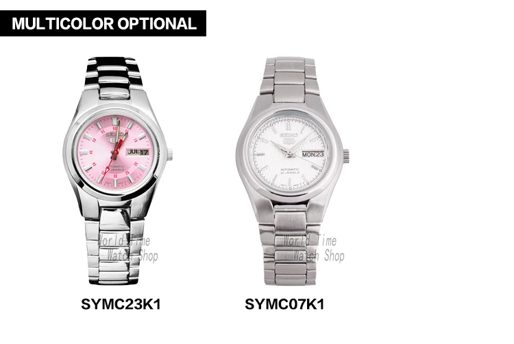 Seiko, женские часы, 5 автоматических часов, женские, Топ бренд, Роскошные, водонепроницаемые, подарки, часы, часы, reloj mujer montre femme SYMC07