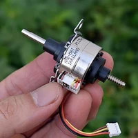 2 phase 4 wire stepper motor micro stepping motor 5v mini linear stepper motor stroke 15mm with pulse signa