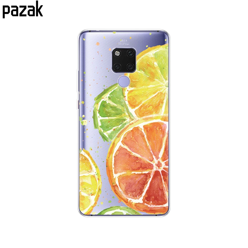 Силиконовый чехол для Huawei Mate 20 pro Прозрачный задней панели телефона X защитный mate20