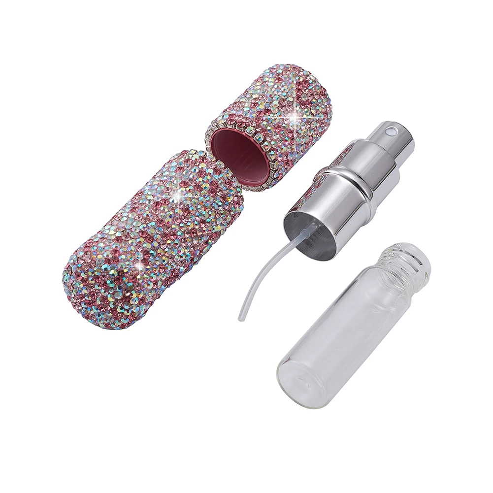 Автомобильный контейнер для хранения миниатюрная блестящая Бриллиантовая