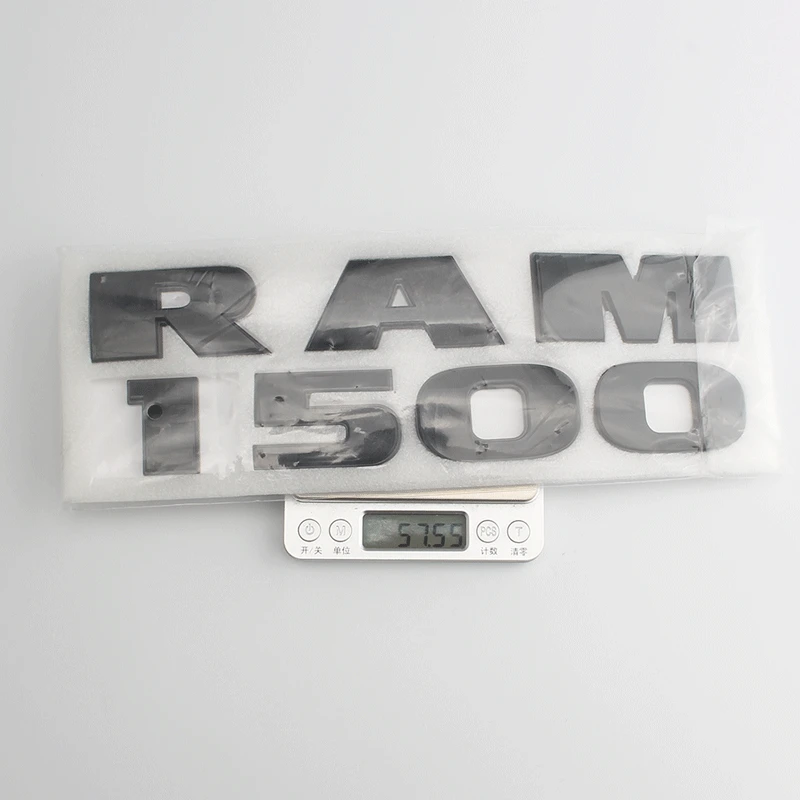 

1 PCS 3D ABS Ram 1500 2500 3500 Black Badge Decal Emblem Car Stickers For Dodge Heavy Duty Nameplate Car styling