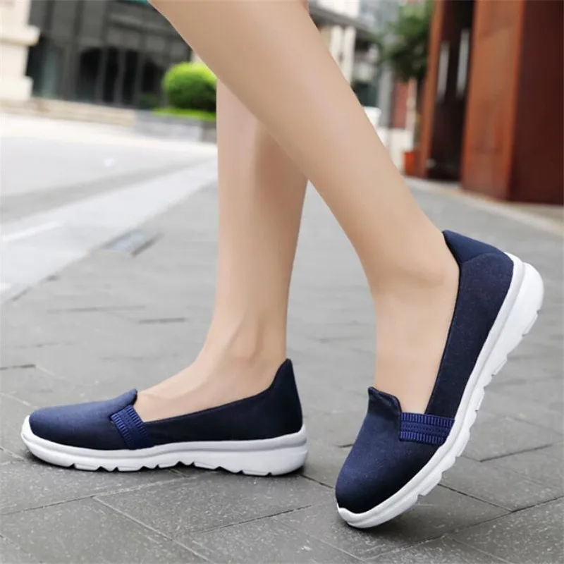 

Женские классические кроссовки, синие легкие кроссовки на плоской подошве, большой размер 42, для весны и лета, 2020